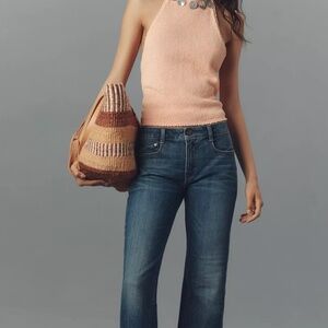 PILCRO Anthropologie The Icon Low-Rise Flare Jeans Women's SZ 27 (30x32)